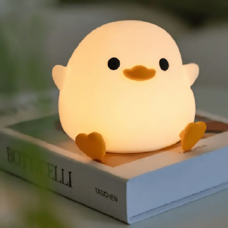 1pc Cute Duck Led Night Light - Night Lights with Soft Silicone, Adjustable Soft Light, USB Powered, Perfect for Bedroom, Study, Gift for Friends and Rabbit Easter Gift