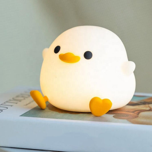 1pc Cute Duck Led Night Light - Night Lights with Soft Silicone, Adjustable Soft Light, USB Powered, Perfect for Bedroom, Study, Gift for Friends and Rabbit Easter Gift