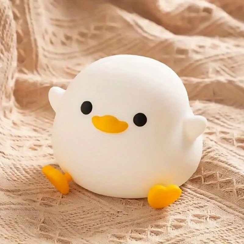 1pc Cute Duck Led Night Light - Night Lights with Soft Silicone, Adjustable Soft Light, USB Powered, Perfect for Bedroom, Study, Gift for Friends and Rabbit Easter Gift