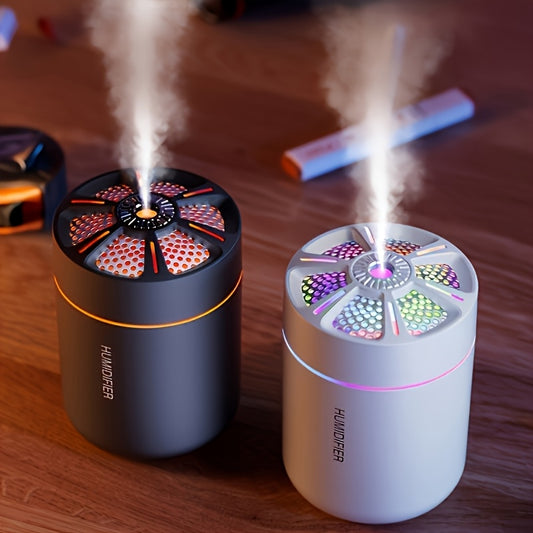 180ml Mini USB Air Humidifier & Aromatherapy Diffuser - Quiet, Portable Mist Sprayer for Home, Bedroom, Car - Plastic, Ideal Gift for Christmas, Halloween, Easter, Hanukkah, Thanksgiving, Aroma Diffuser|Compact Design|Durable