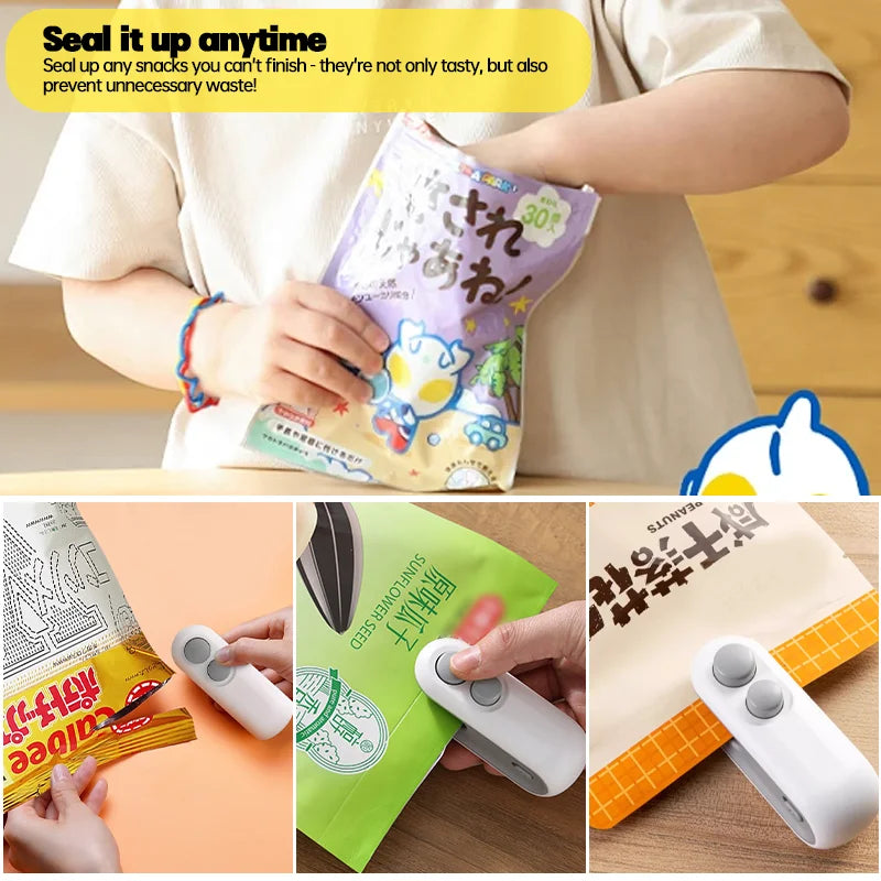 Mini Bag Sealer – Cut & Seal Snacks Anywhere!