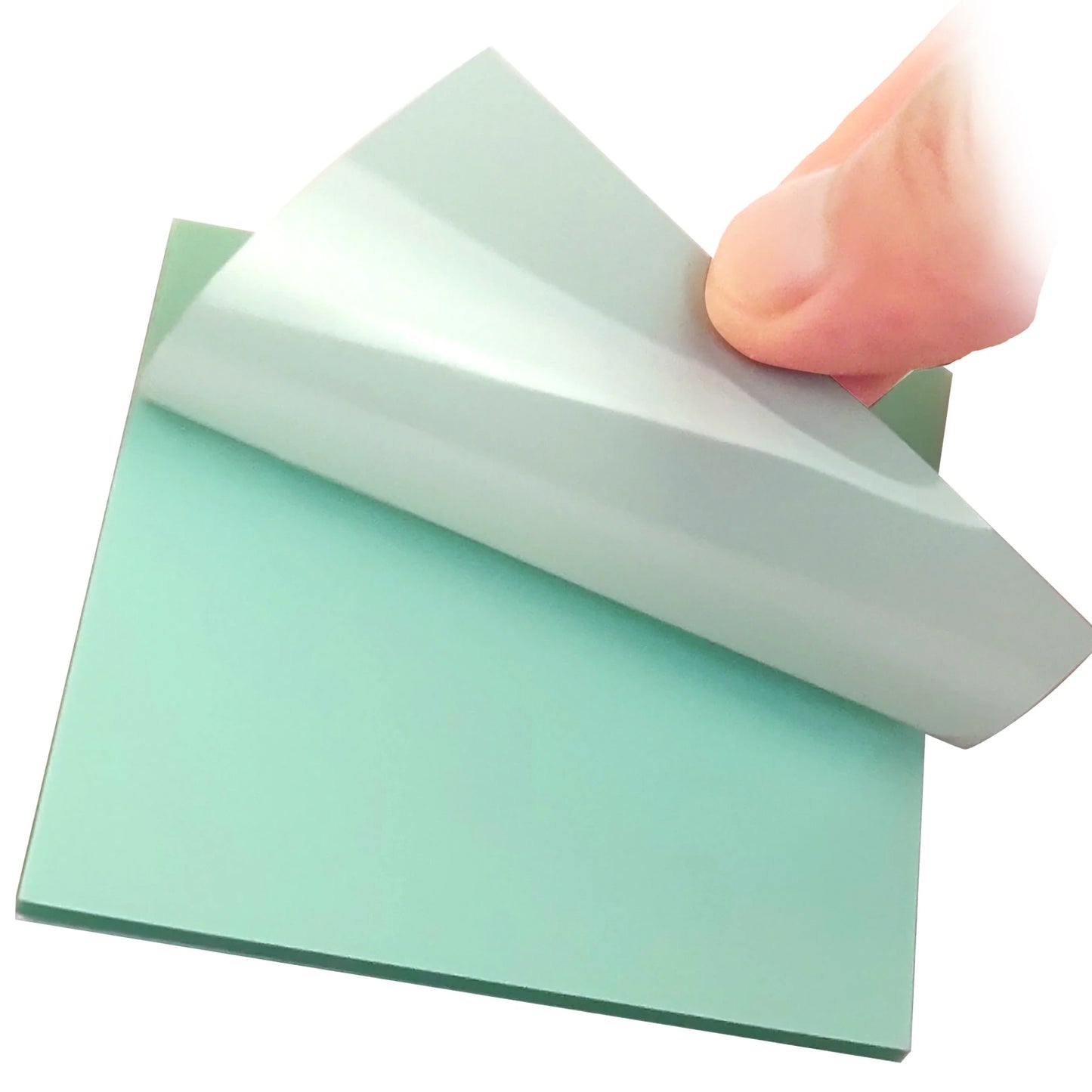 50 Sheets Creative Transparent PET Sticky Notes Pad Waterproof Self-Adhesive Memo Pads for School Office Stationery Supplies
